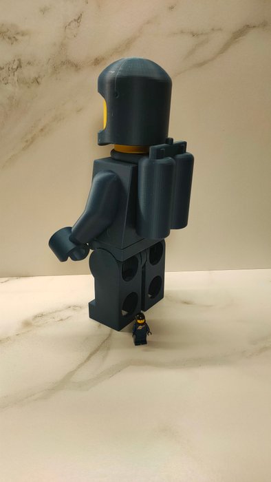 Handmade item - Handmade item Mega Figure LEGO Space Dark Blue Spaceman Classic - Italien