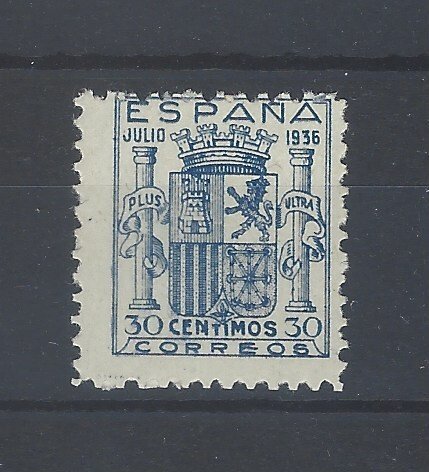 Spanien 1936 - Granadas våbenskjold - Edifil nº 801