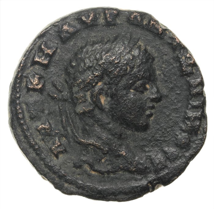 Romarriket Elagabalus (AD 218-222) As of Antiochia ad Orontem / McAlee 777c  (Ingen mindstepris)