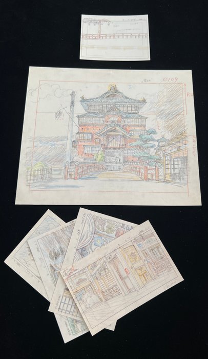 Spirited Away - 6 Anime Layout set, UV LIGHT TESTED, Free Shipping