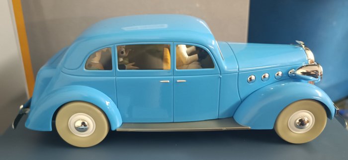 Tintin - 2 auto 1/24 + 1/43 la voiture de bianca castafiore dans le sceptre d'ottokar