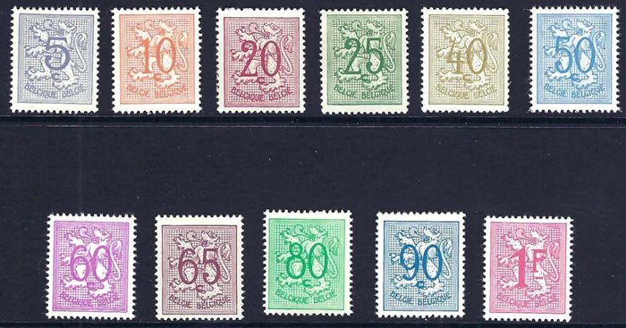 Belgien 1951 - hele året - OBP/COB  841/75