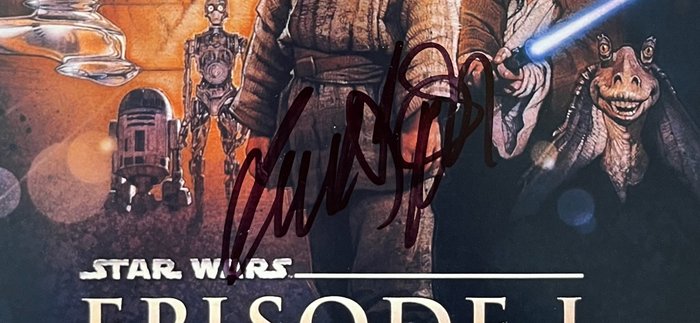 Star Wars Episode I: The Phantom Menace - Signed by Samuel L. Jackson (Mace Windu)