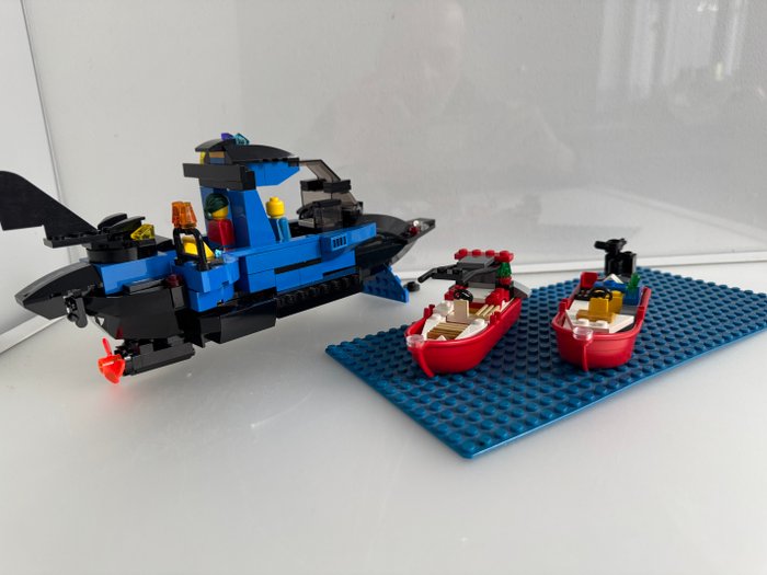 Lego - Lego , specially designed-speedboat  figure /2 boats with blue plate - 2000-2010 - Danmark