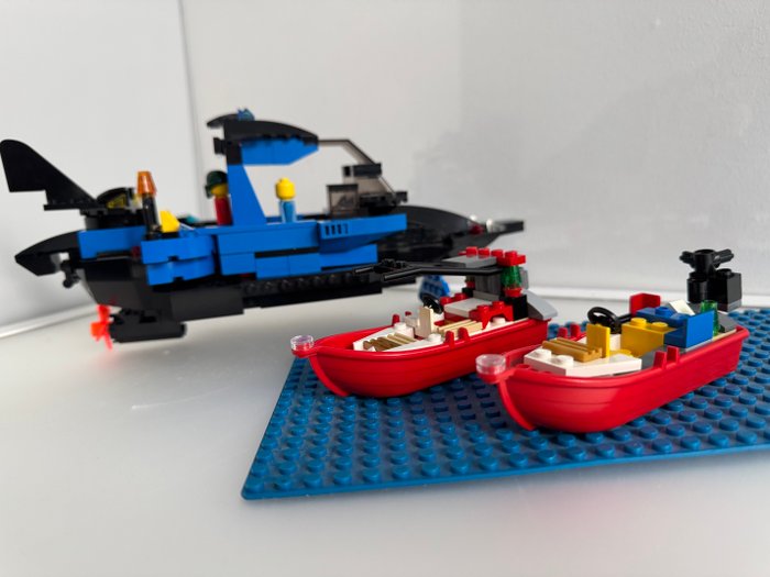 Lego - Lego , specially designed-speedboat  figure /2 boats with blue plate - 2000-2010 - Danmark