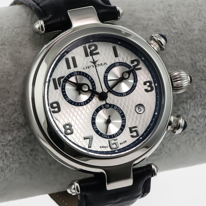 Optima - Swiss chronograph - OSC111-SL-1 - Ingen mindstepris - Mænd - 2011-nu