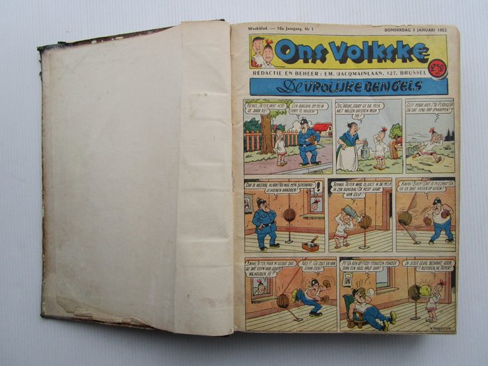 Ons Volkske - 16e  jaargang (volledig) - amateurbundel - 1 Album - Første udgave - 1952