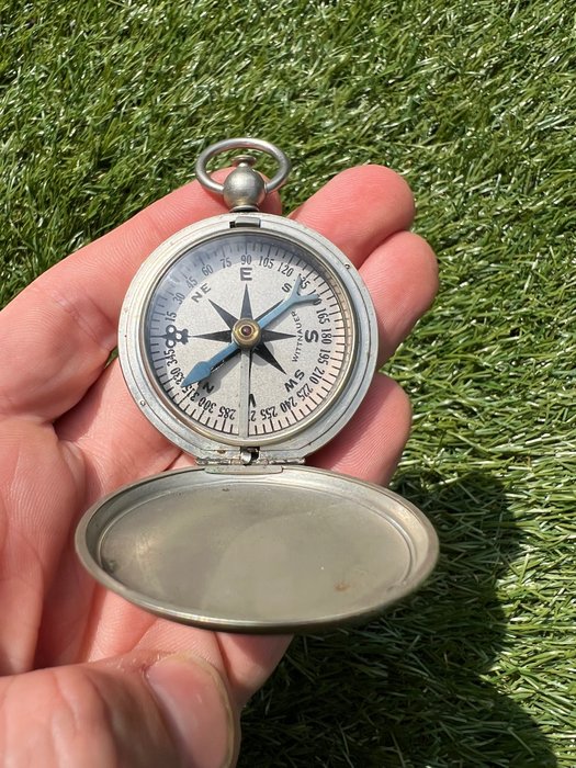 Amerikas Forenede Stater - WW2 USAAF Airforce Wittnauer Escape / Survival Compass - Pilot - Aircrew - fuldt funktionelt - Militærudstyr - 1941