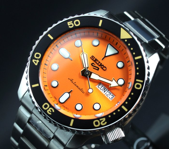 Seiko - Sport 5 Automatic Nemo - Ingen mindstepris - SRPD59K1 - Mænd - 2024