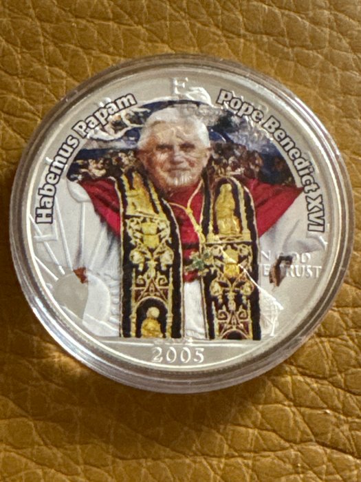 Förenta staterna 1 Dollar 2005 'American Eagle - Papst Benedikt XVI' 1 Oz (999)  (Ingen mindstepris)