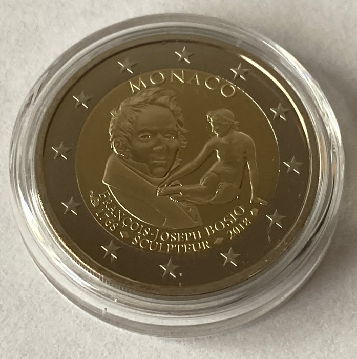 Monaco. 2 Euro 2018 "François-Joseph Bosio" Proof