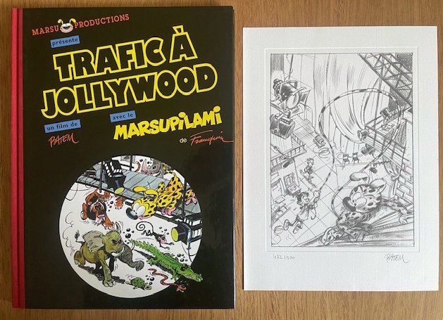 Marsupilami T12 - Trafic à Jollywood + ex-libris - C - 1 Album - Begrænset udgave - 1998