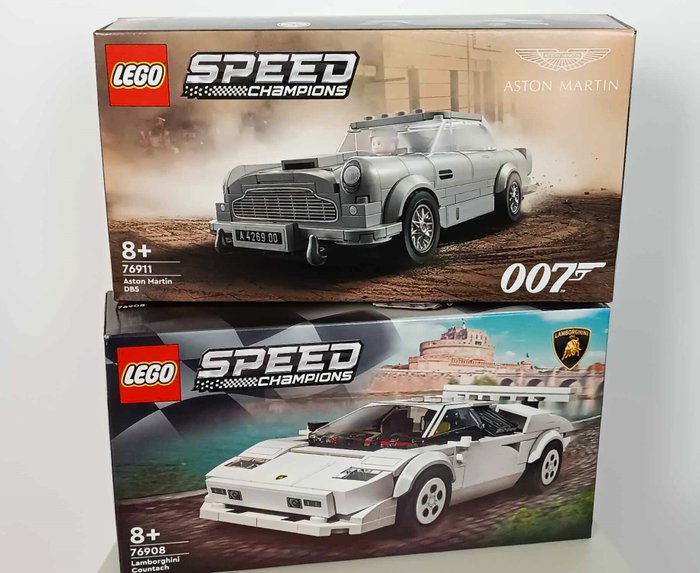 Lego - Speed Champions - 76911 76908 - NEW - MISB - SUPER ZESTAW -  LEGO Speed Champions - Aston Martin DB5 + Lamborghini Countach - Super