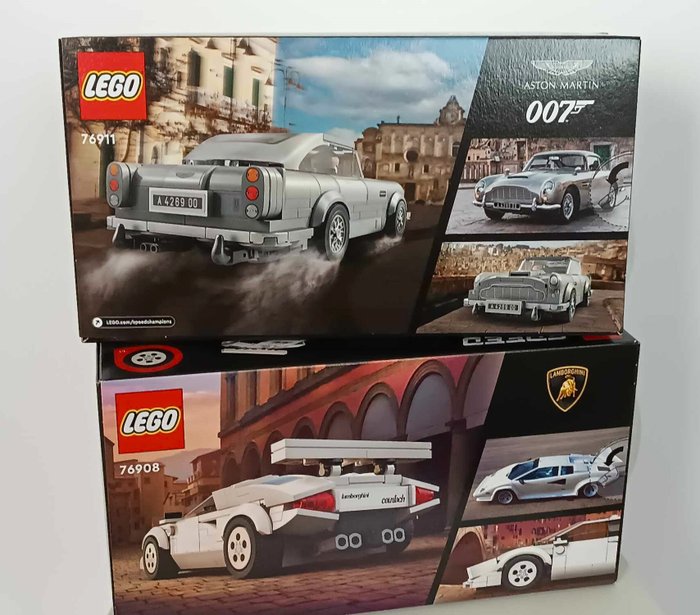 Lego - Speed Champions - 76911 76908 - NEW - MISB - SUPER ZESTAW -  LEGO Speed Champions - Aston Martin DB5 + Lamborghini Countach - Super