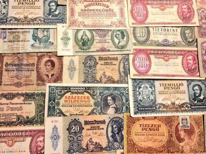 Ungarn. - 59 banknotes - various dates - including duplicates  (Ingen mindstepris)