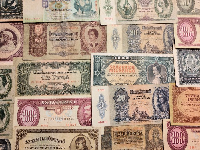 Ungarn. - 59 banknotes - various dates - including duplicates  (Ingen mindstepris)