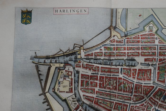 Holland - Harlingen; J Blaeu - Harlingen - 1621-1650