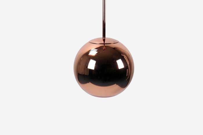 Tom Dixon - Hængende lampe - Kobber rund - Polycarbonat