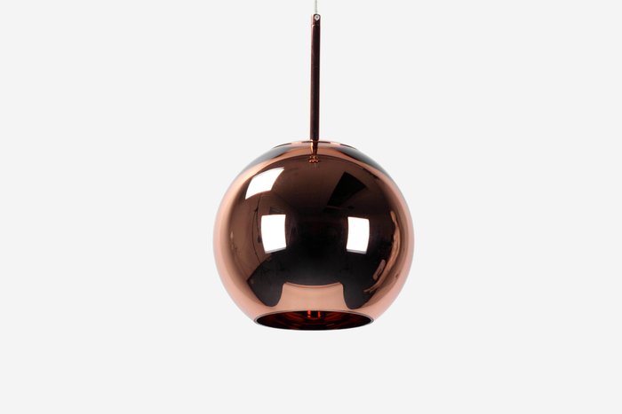 Tom Dixon - Hængende lampe - Kobber rund - Polycarbonat