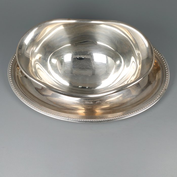 Christofle, model Perles - Saucière - Saucebåd - Forsølvet