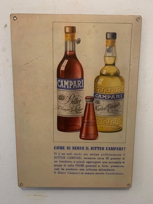 campari - Reklameplakat - Smedejern