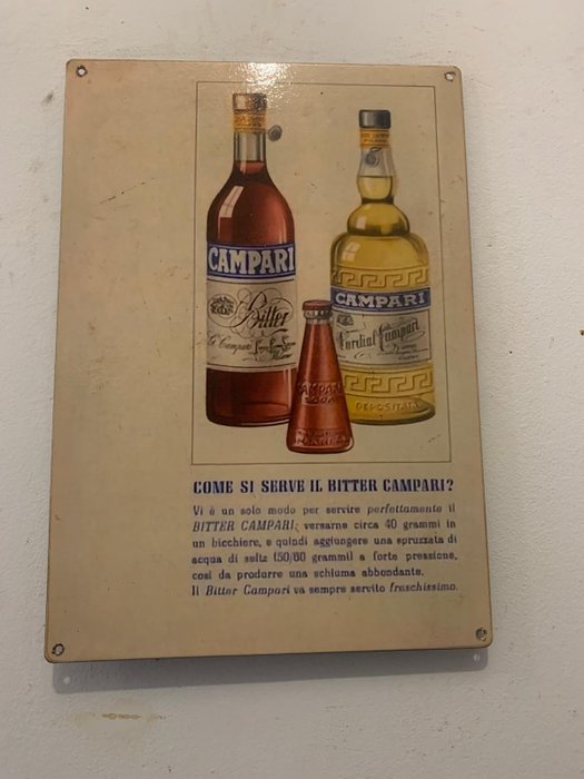 campari - Reklameplakat - Smedejern