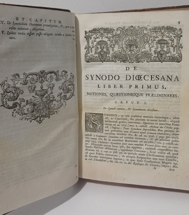 Lambertini Prospero - Benedicti XIV. Pont. Max. De synodo dioecesana libri octo - 1753