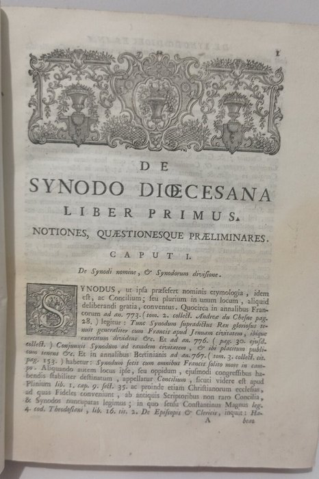 Lambertini Prospero - Benedicti XIV. Pont. Max. De synodo dioecesana libri octo - 1753