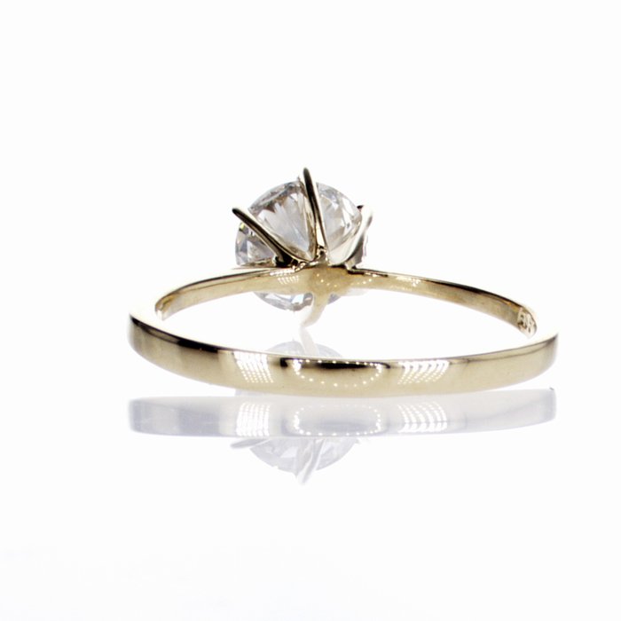 Ingen mindstepris - Forlovelsesring - 14 karat Gulguld -  1.24ct. tw. Diamant (Natur)