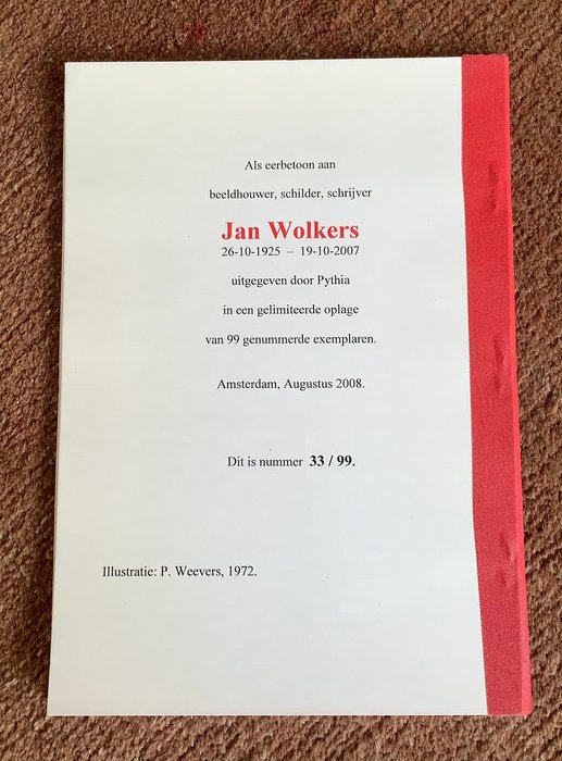 Jan Wolkers - Er zit een tranenveeg  / Het kruipend gedierte des aardbodems - 1999-2008