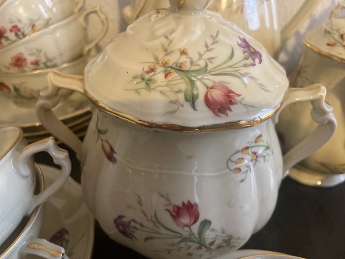 Bernardaud  Co. Limoges - Kaffesæt til 12 (27) - Porcelæn