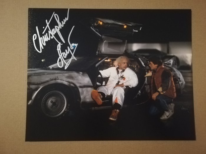 Back to the Future - Christopher Lloyd "Doc Brown" - handsigned photo in-person  (GCC Dortmund 2021)