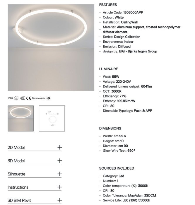 Artemide - Artemide - Lampe - Aluminium Komposit - Lysets alfabet