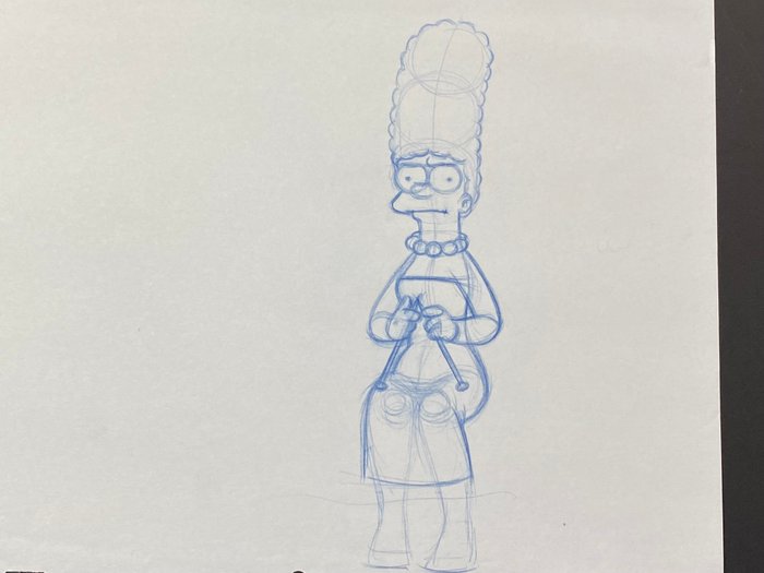 The Simpsons - 1 Original animationstegning af Marge Simpson