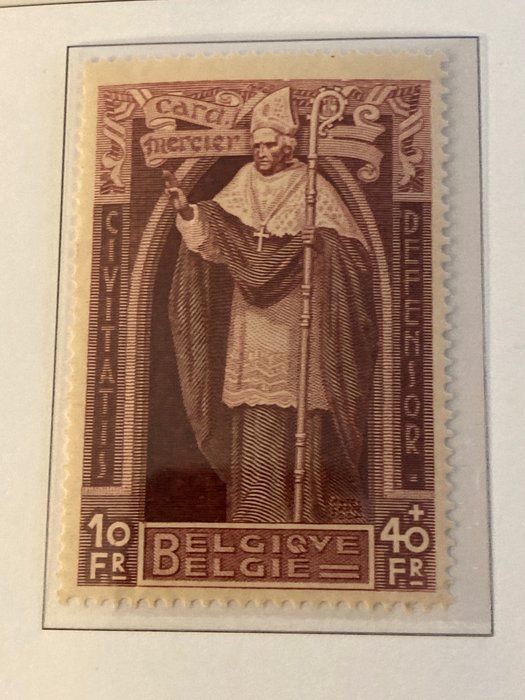 Belgien 1932 - Cardinal Mercier: komplet serie - OBP/COB 342/50