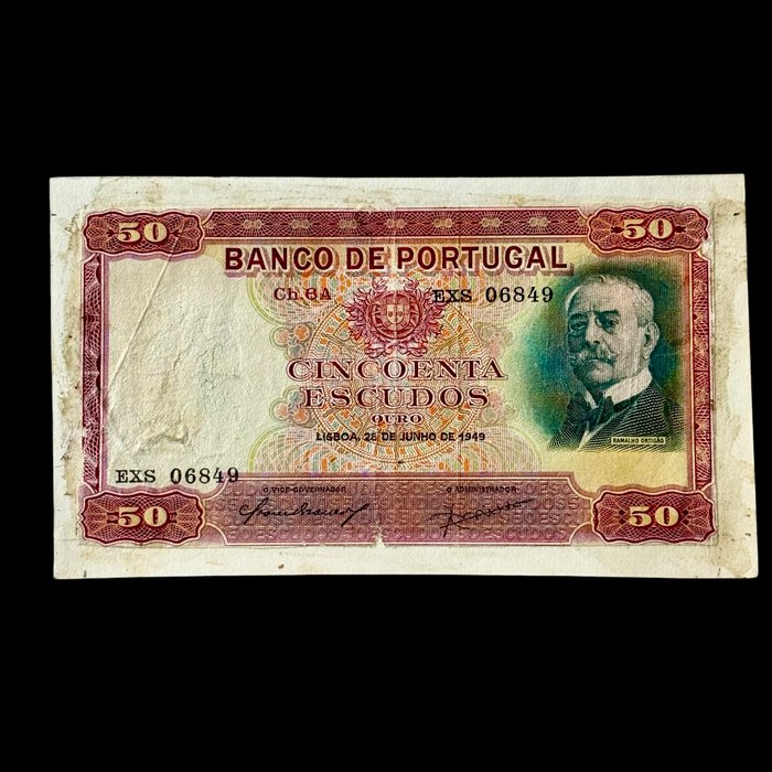 Portugal. - 50 Escudos 1949 - (B070) - Pick 154  (Ingen mindstepris)