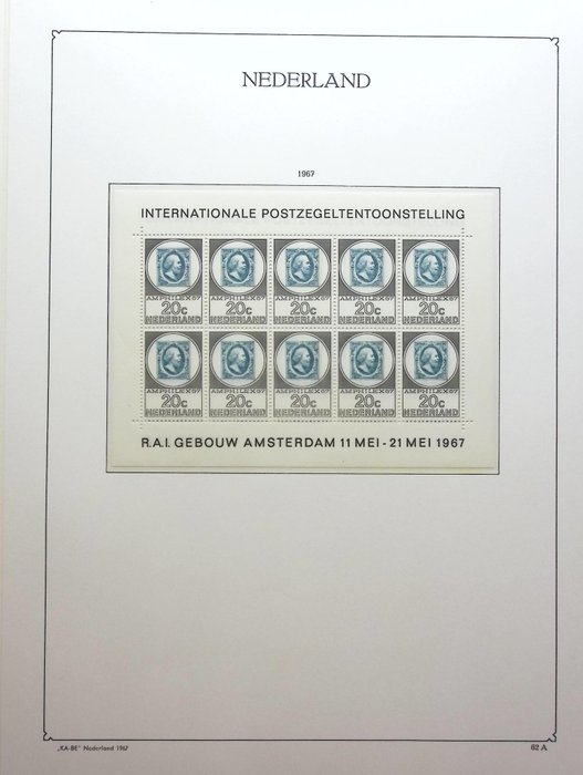 Holland 1944/1992 - Samling i 2 "deluxe" KA-BE Albums