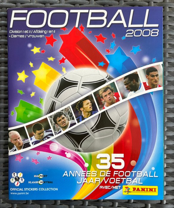 Panini - Football 2008 Belgium - Incomplete album + (522/545) Incomplete loose sticker set