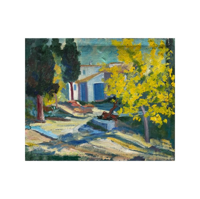 French School (XX) - Paysage Fauviste