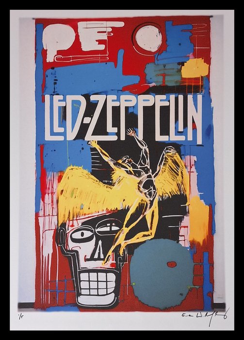 Led Zeppelin - Tribute series - Icons Reimagined Jean-Michel Basquiat - Begrænset oplag - 2024