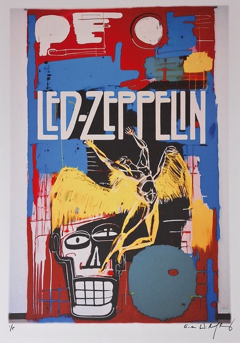 Led Zeppelin - Tribute series - Icons Reimagined Jean-Michel Basquiat - Begrænset oplag - 2024