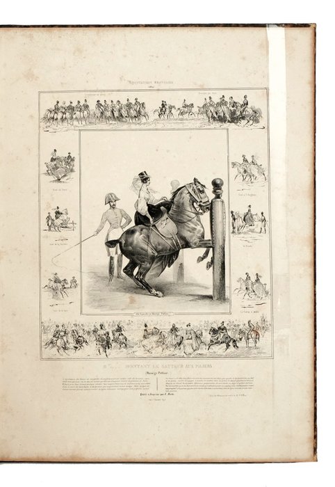 Charles Aubry - Histoire pittoresque de l’Équitation ancienne et moderne, dédiée à MM. les Officiers-élèves... - 1833-1834