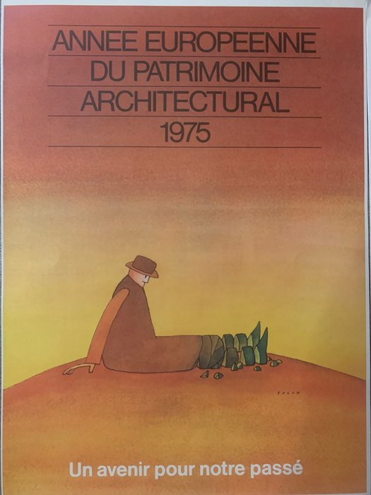 Jean Michel Folon - 8 X  posters 1977