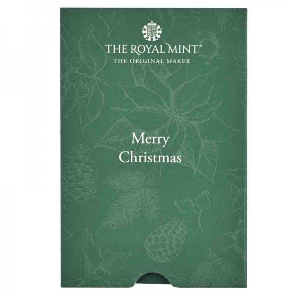 1 gram - Guld 999 - Royal Mint – Britannia "Merry Christmas" - Forseglet  (Ingen mindstepris)