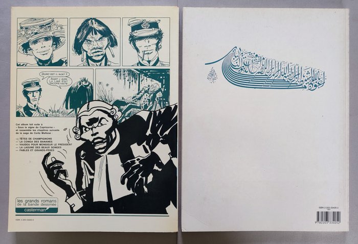 Corto Maltese T5 + T7 - Corto toujours un peu plus loin + Fable de Venise - 2x B - 2 Albums - Første udgave - 1979/1981