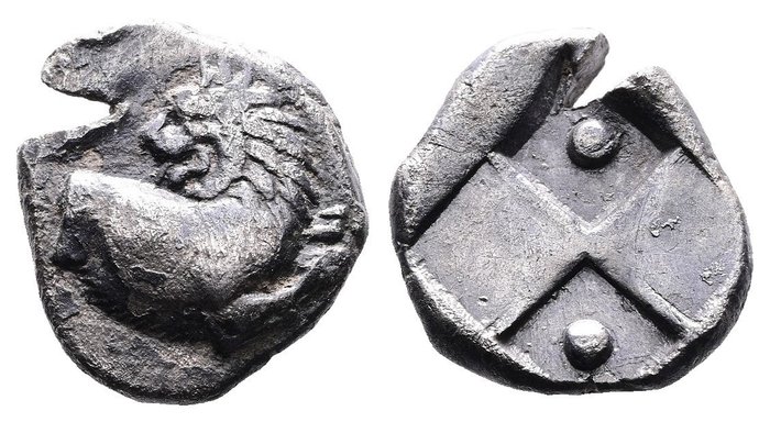 Thrakien, Chersonesos. Hemidrachm circa 386-338 BC  (Ingen mindstepris)