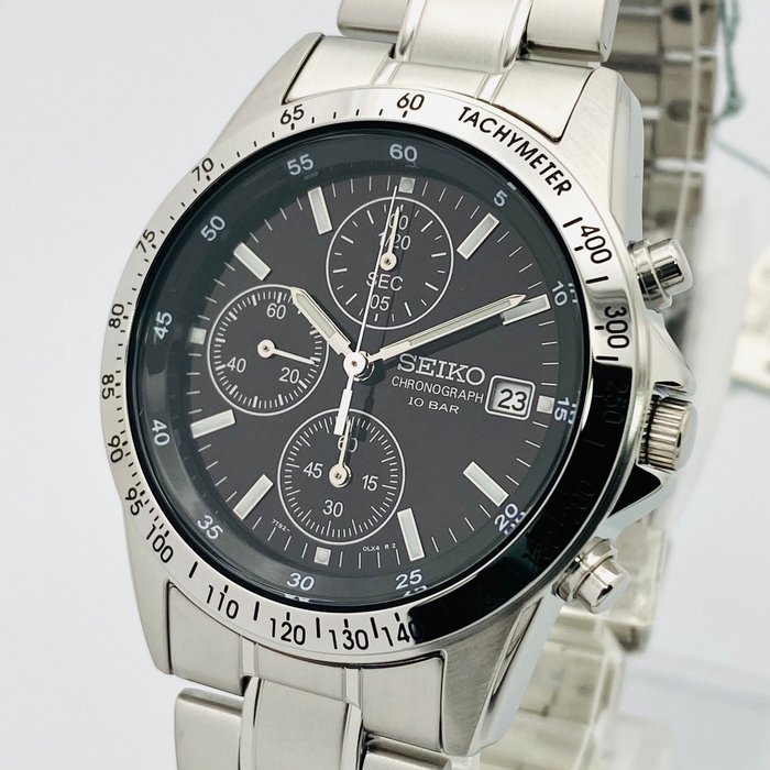 Seiko - Seiko Chronograph Black Dial - Ingen mindstepris - Mænd - 2011-nu