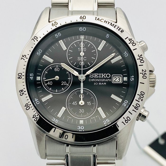 Seiko - Seiko Chronograph Black Dial - Ingen mindstepris - Mænd - 2011-nu