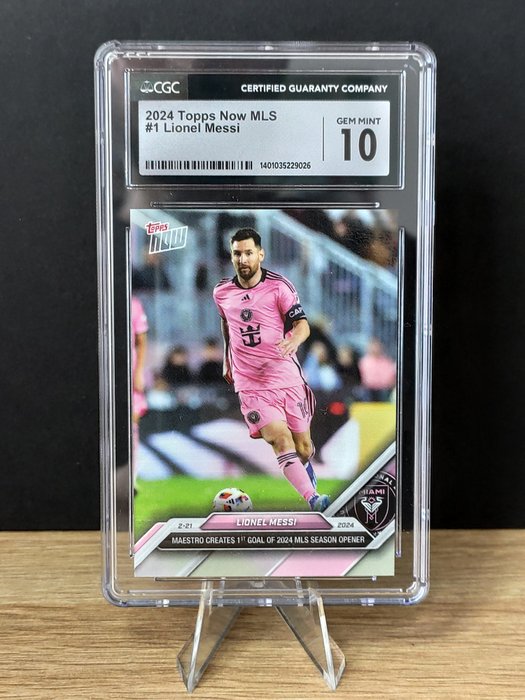 2024 Topps Now MLS Lionel Messi #1 CGC 10 - 1 Graded card