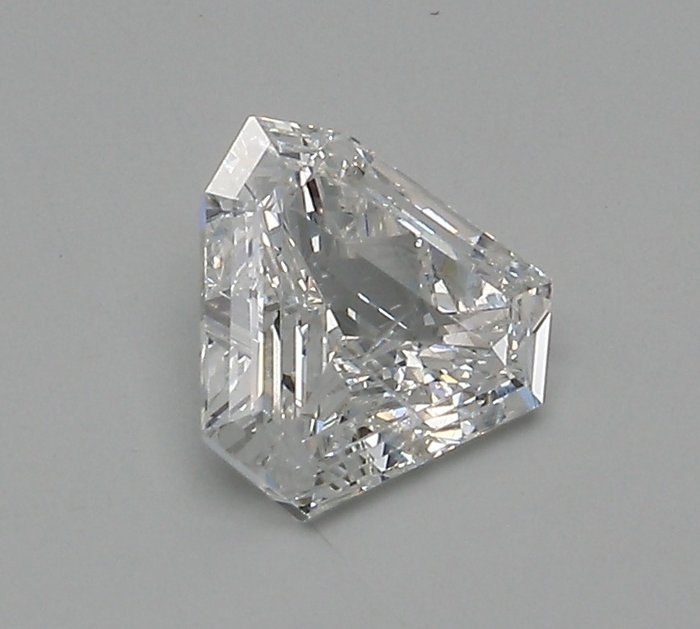 1 pcs Diamant  (Natur)  - 0.81 ct - Skjold - E - SI2 - International Gemological Institute (IGI)